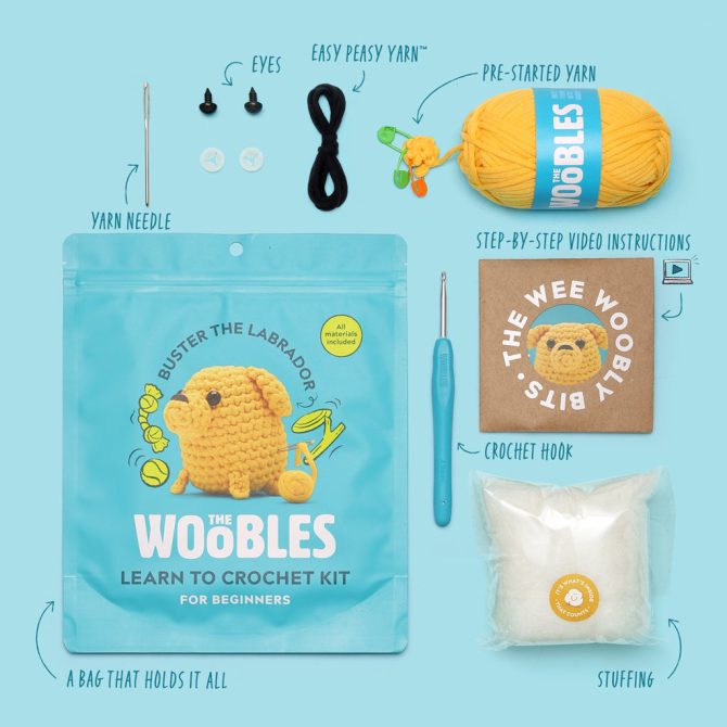 Buster the Labrador Crochet Kit - Image 4