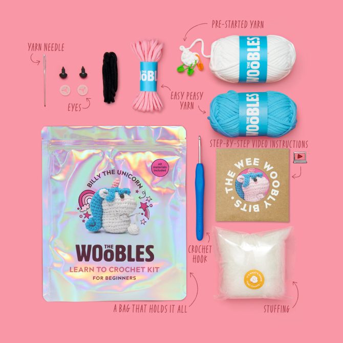 Billy the Unicorn Crochet Kit - Image 2