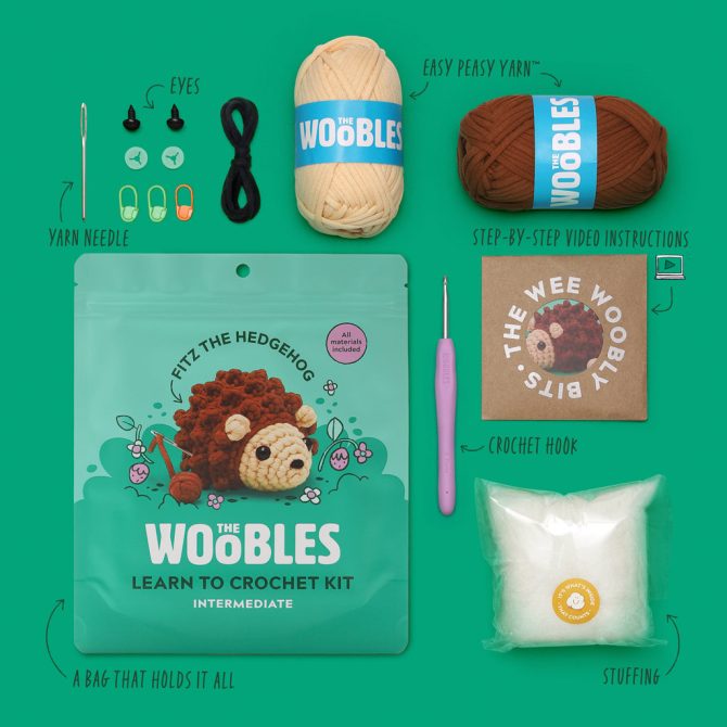 Fitz the Hedgehog Crochet Kit - Image 3