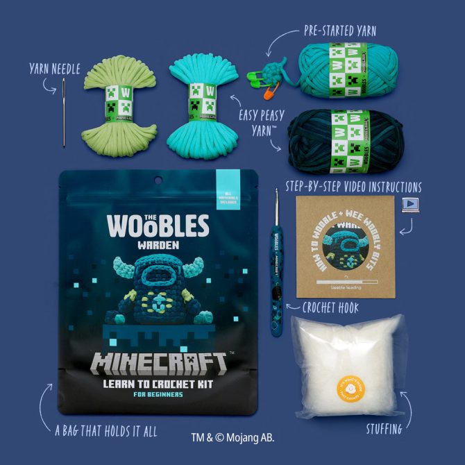 Minecraft Warden Crochet Kit - Image 3