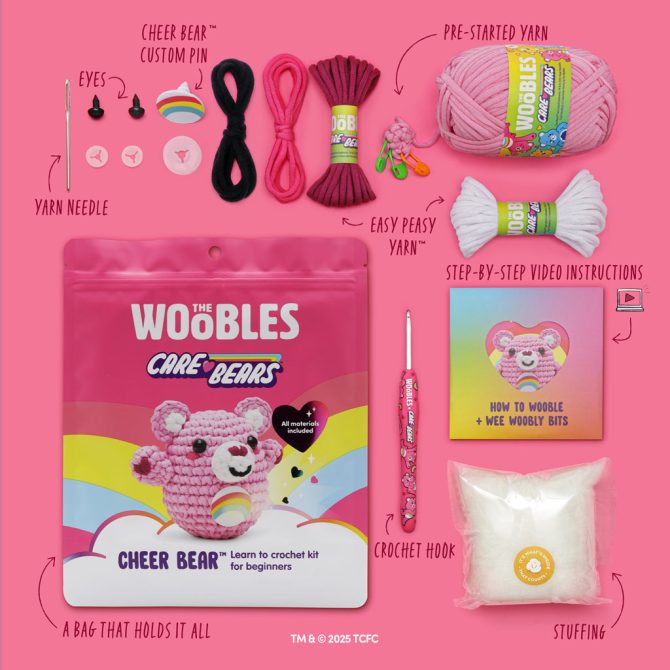Cheer Bear™ Crochet Kit - Image 4