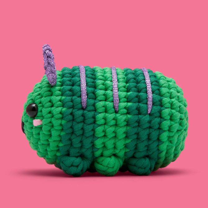 Carl the Caterpillar Crochet Kit - Image 2