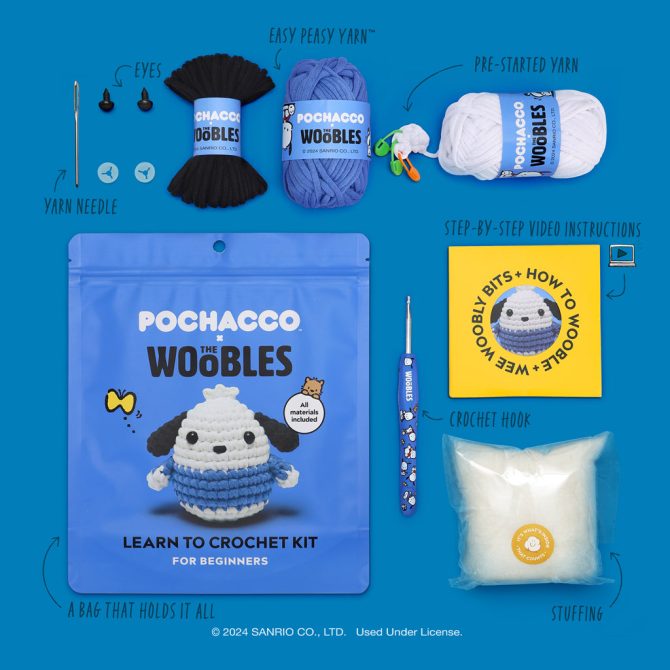 Pochacco™ Crochet Kit - Image 4