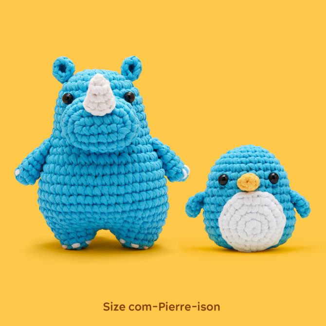 Willis the Rhino Crochet Kit - Image 4