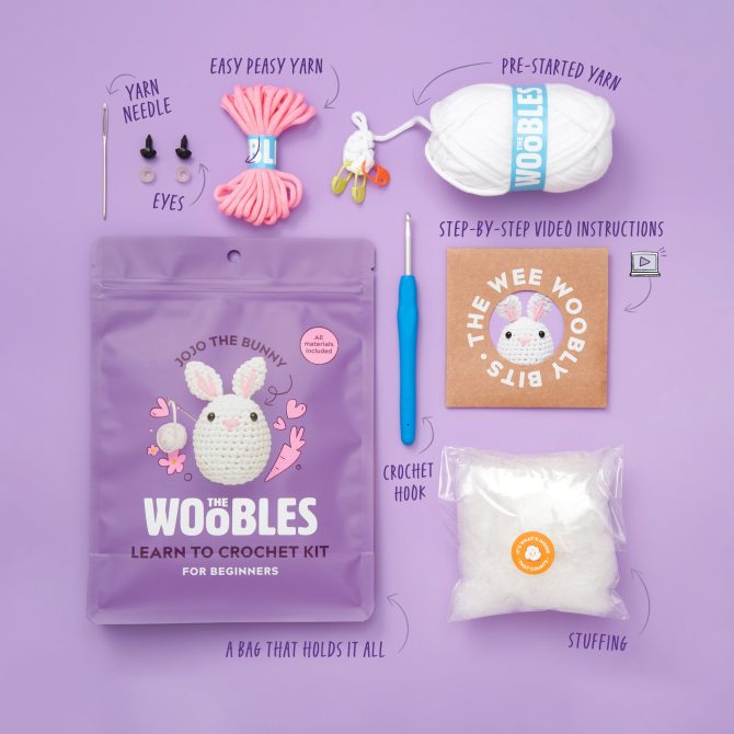 Jojo the Bunny Crochet Kit - Image 2