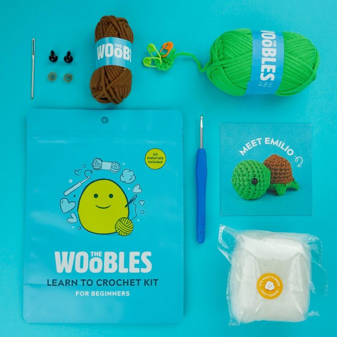 Emilio the Turtle Crochet Kit - Image 2